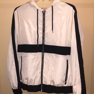 Black and White Windbreaker
